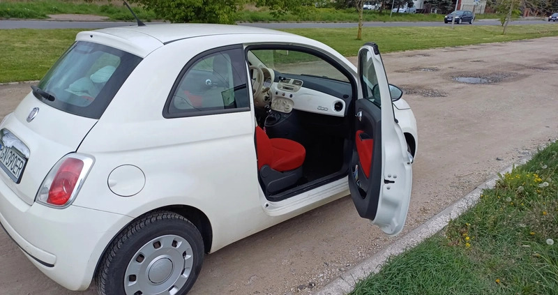 Fiat 500 cena 16000 przebieg: 118000, rok produkcji 2009 z Gniezno małe 11